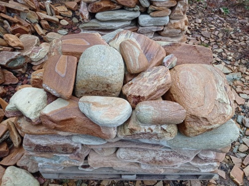 Златолит жёлтый, жёлто-зелёный глыбки и валуны для ланшафтного дизайна купить в Королёве