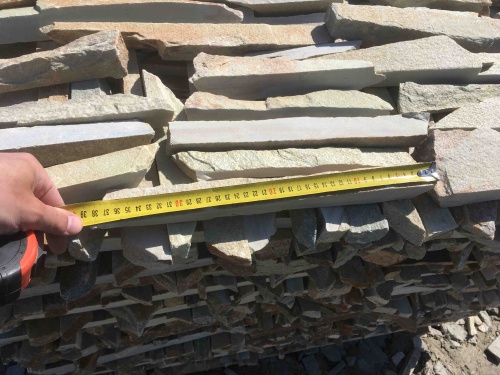 Горбушка златолит золотистый для облицовки купить в Королёве