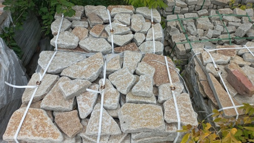 Гранитный плитняк галтованный для парковки купить в Королёве