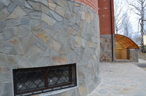 Плитняк златолит Уральский  для фасада купить в Королёве